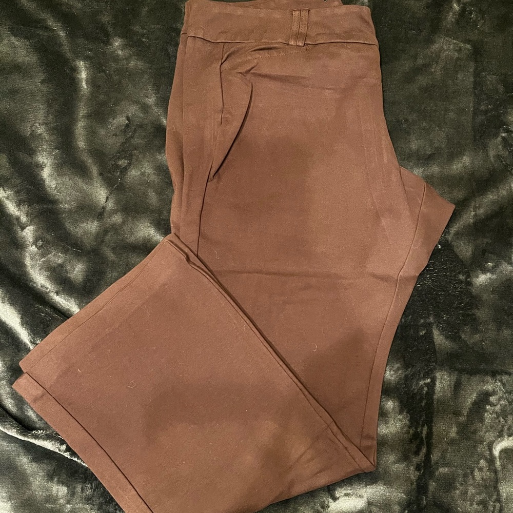 Torrid Studio Brown Trouser Pants Size 22R